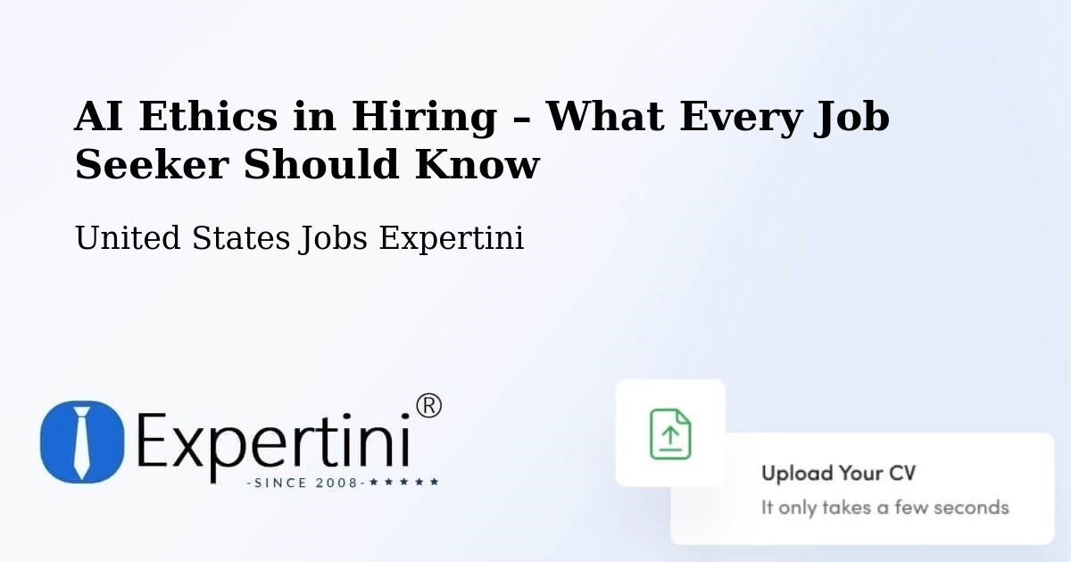 AI Ethics in Recruitment & Hiring – Chamblee - Chamblee, United States Jobs Expertini