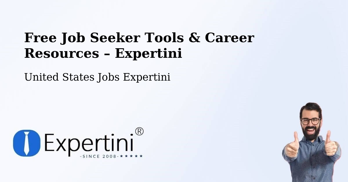 Free Job Seeker Tools & Career Resources – Chamblee - Chamblee, United States Jobs Expertini